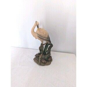 Blue Heron Bird Figurine Resin Wildlife Beach Coastal Home Decor VTG Collectible